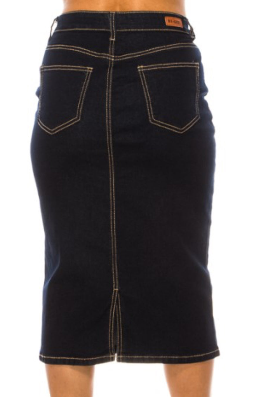 "Stitched Dark Indigo" Be-girl skirt