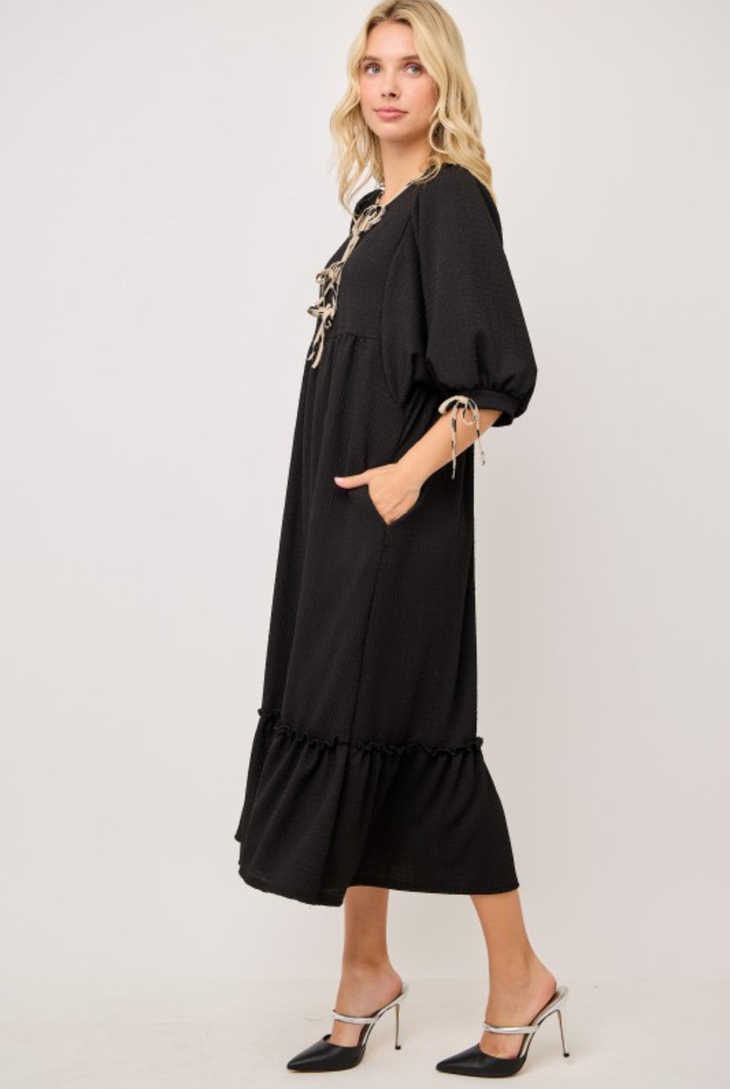 “Chase The Feeling” (black) plus dress
