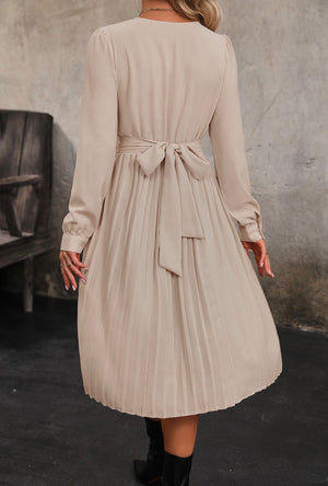 “Simple Sophistication” (apricot) dress