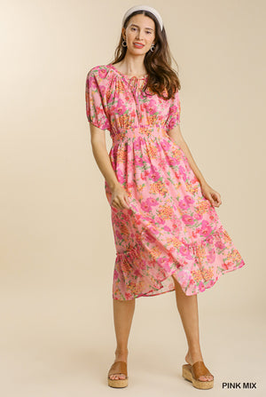 "Sheerly Lovely" (pink) dress
