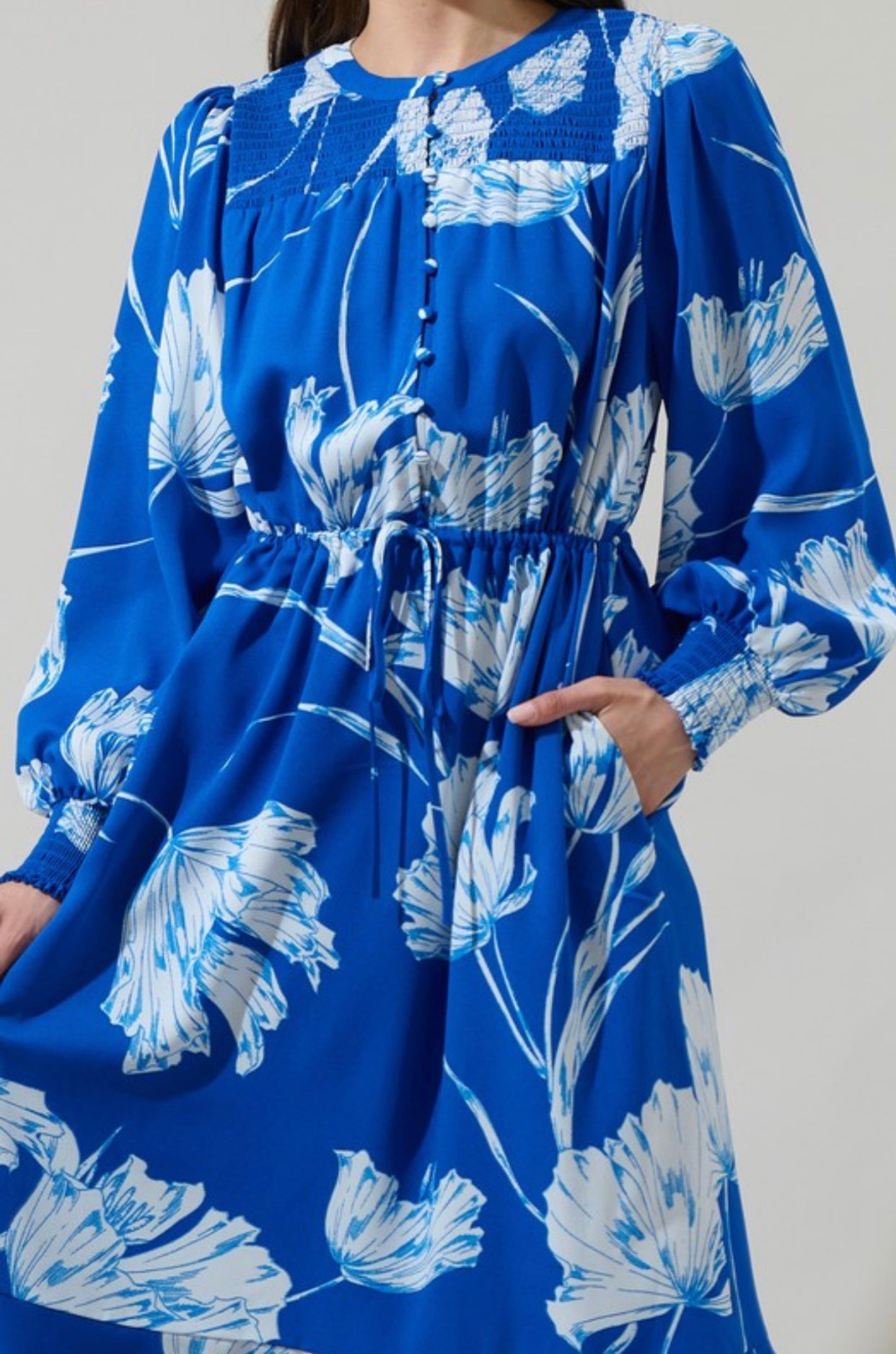 “Floral Elegance” dress