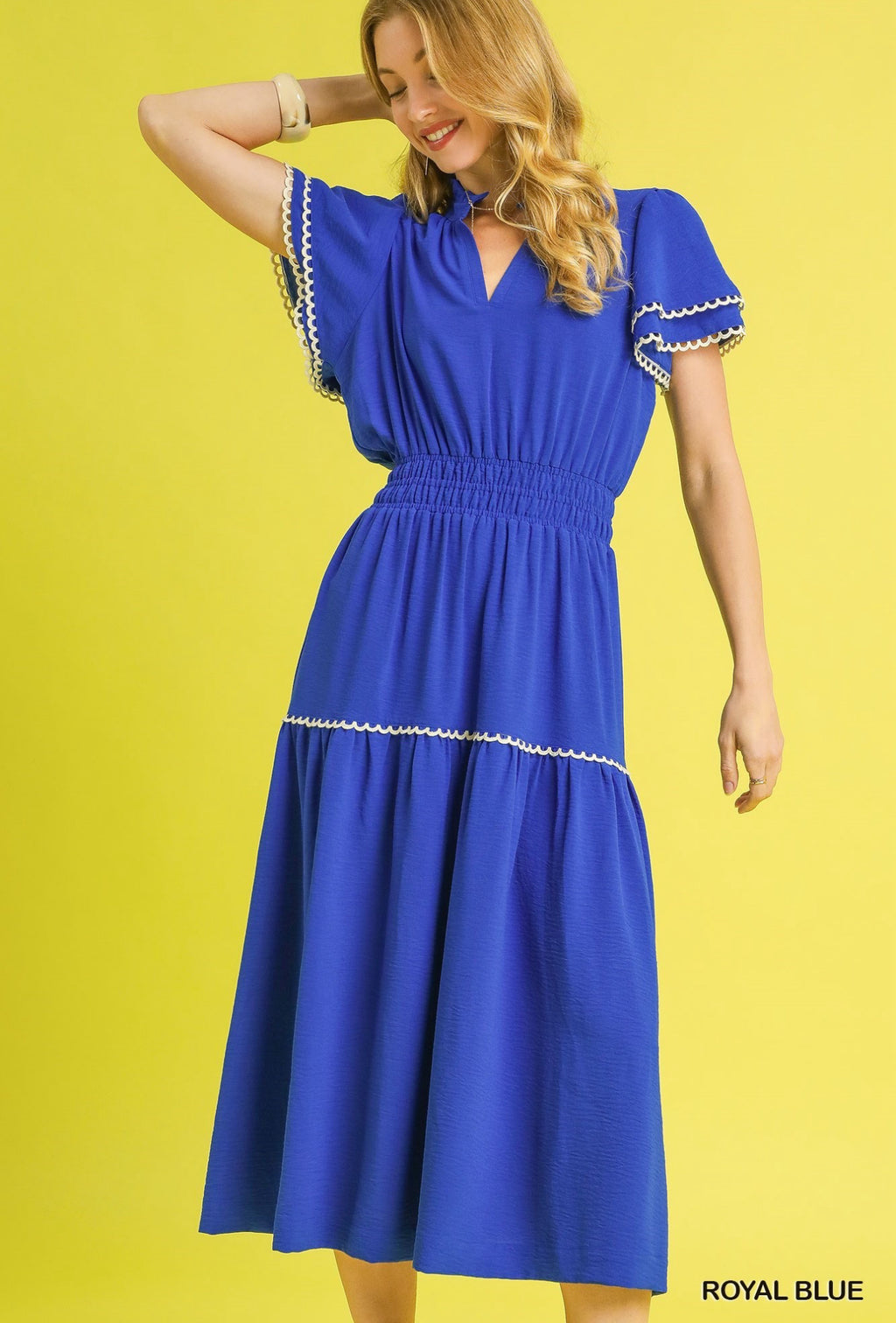“Bookmark This Chapter” (royal blue) dress