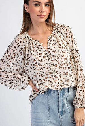 "Cheetah Girly" Top