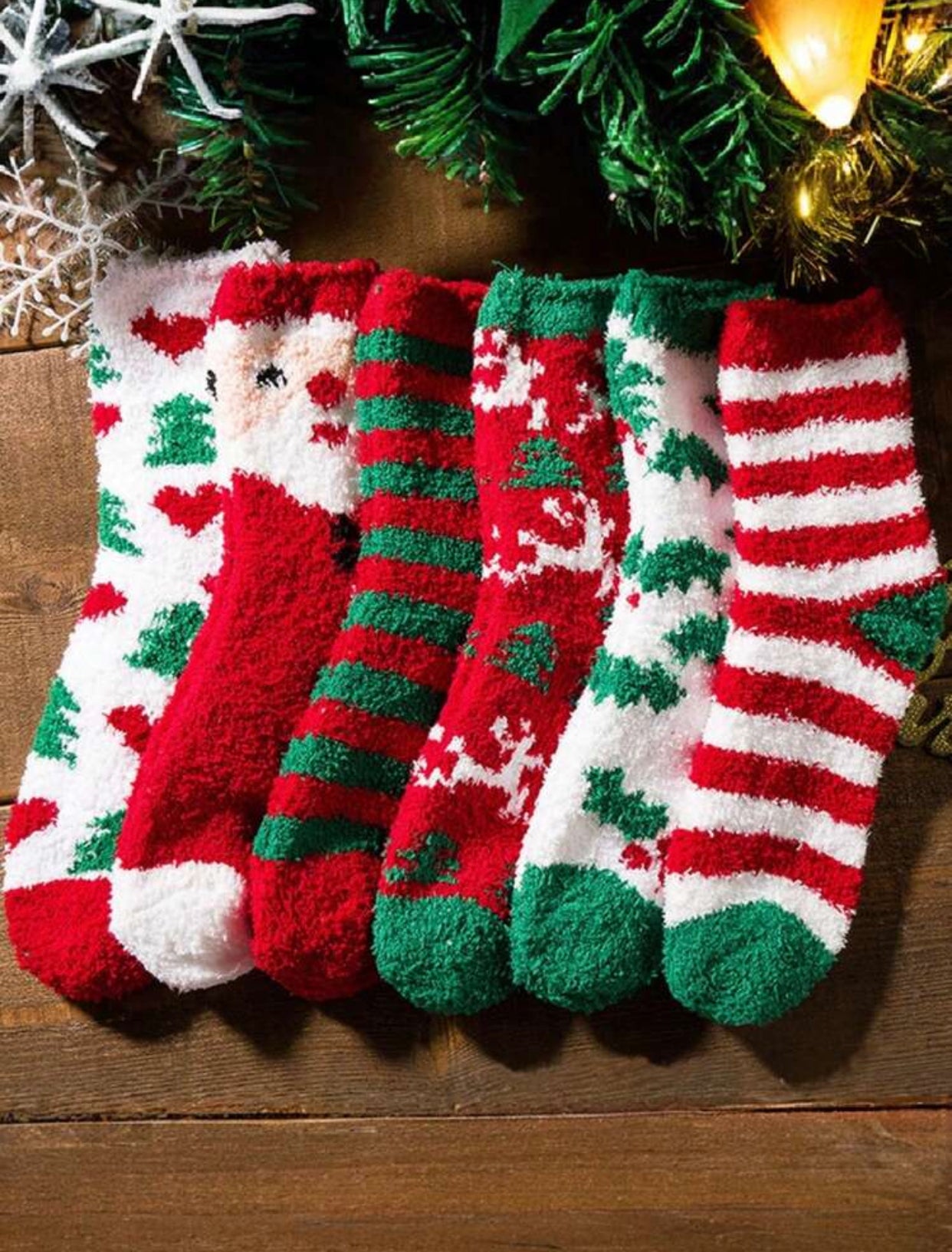 "Christmas Cozy" kids socks