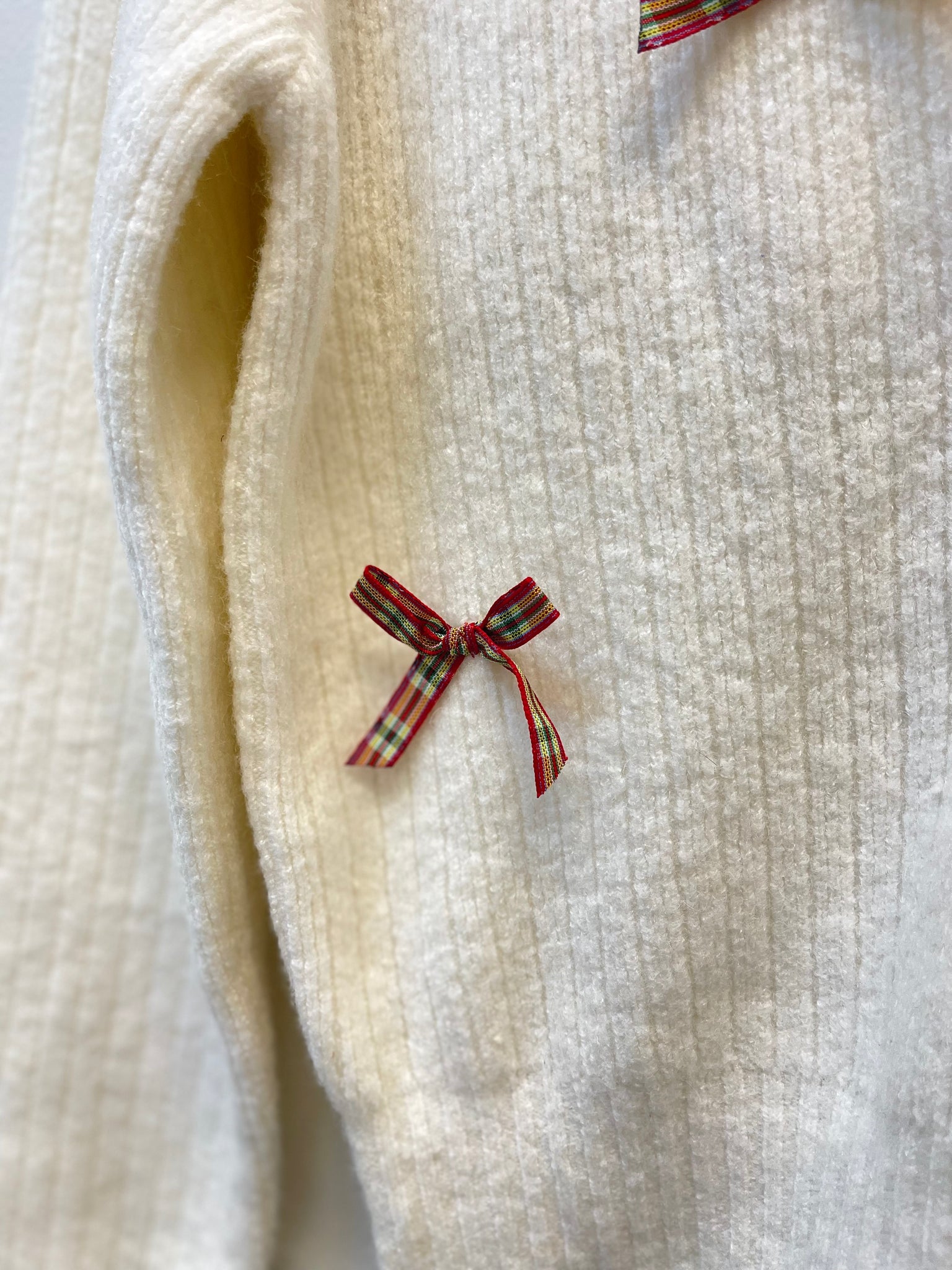 "Plaid Tidings" cardigan