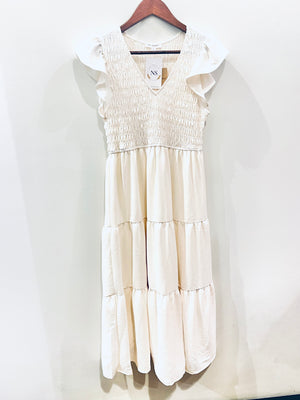 “Sweet Chaos” (cream)  dress