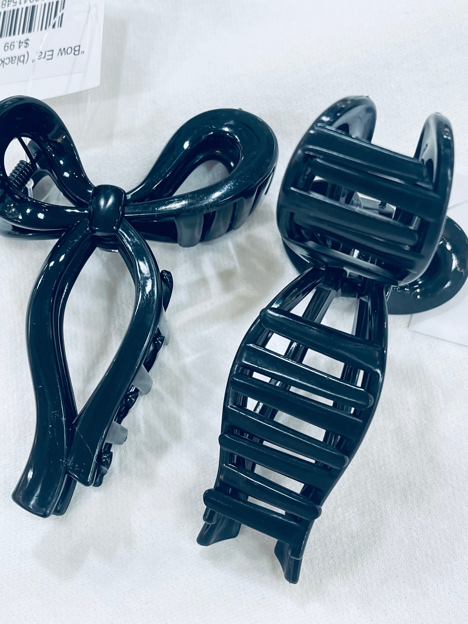 “Bow Era” (black)  claw clip