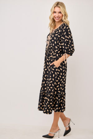 “Chase The Feeling” (multi print) plus dress