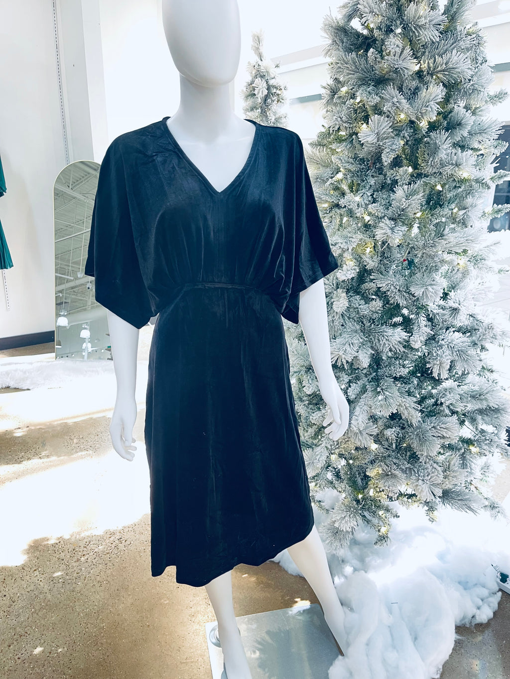 "Velvet Hour" (black) dress