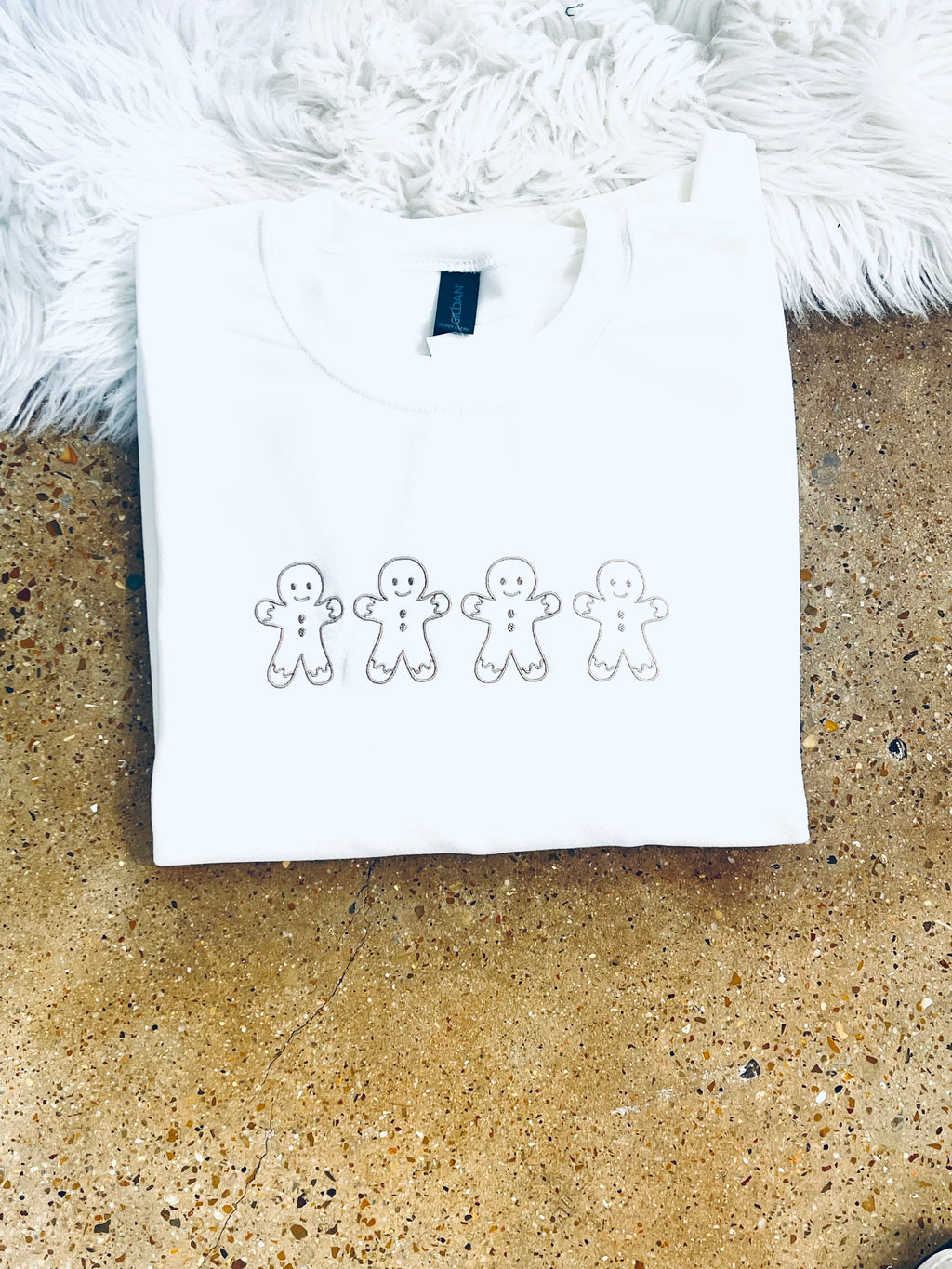 "Gingerbread for the Holidays" (white) sweatshirt