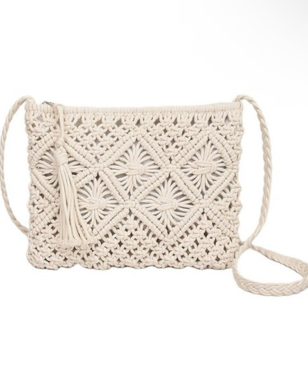 "Coastline" boho woven purse