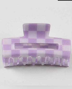 "Checking For Lavender" claw clips