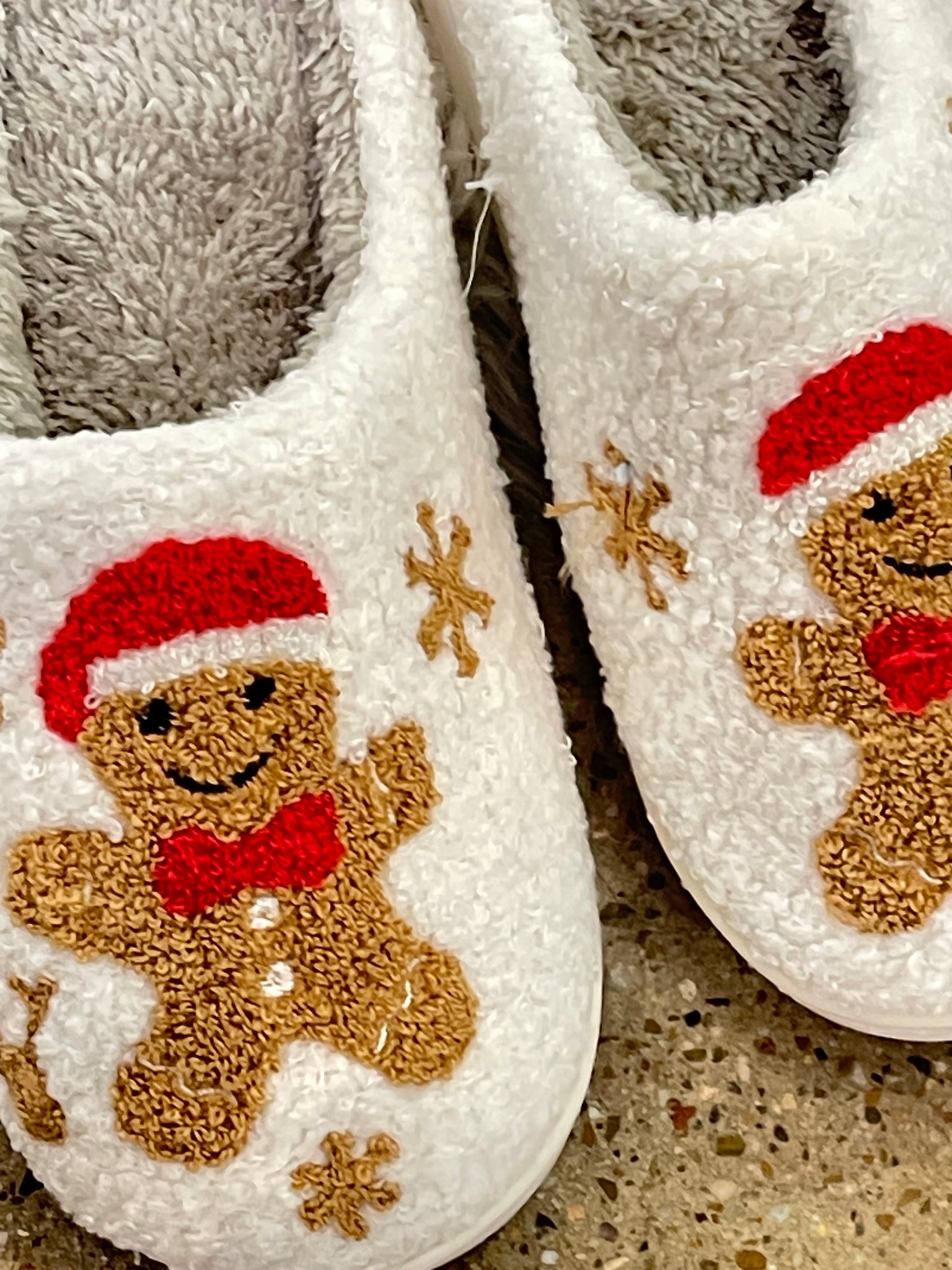 "Gingerbread Cozy"slippers