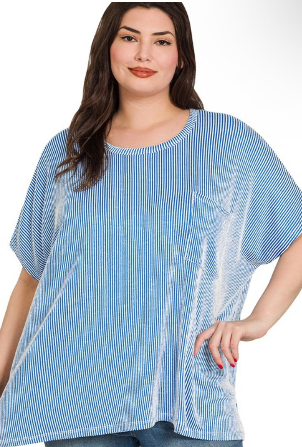 "Make Waves Not Ripples" (ocean blue) plus top
