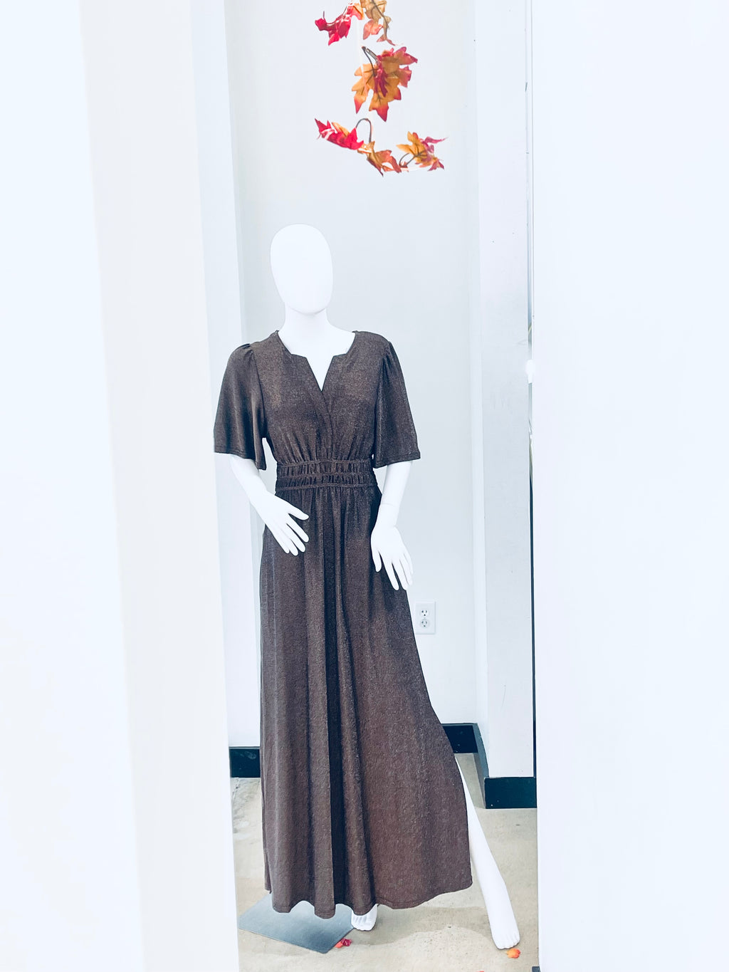 "Evening Ember" (bronze) dress