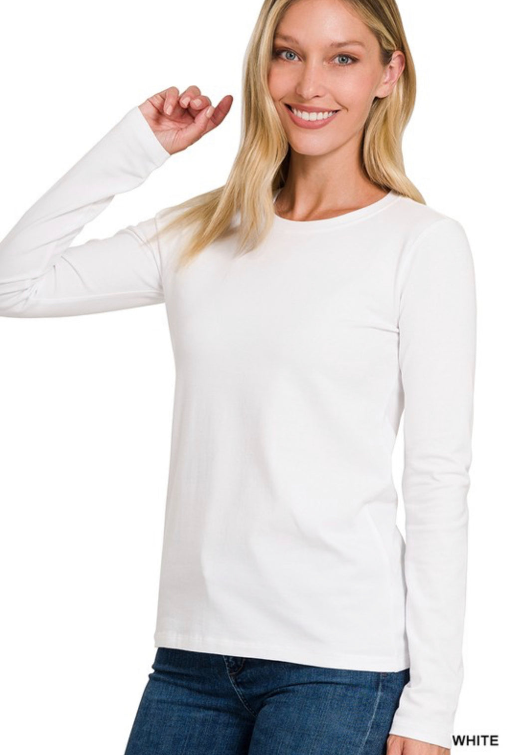 "Simple Statement" (white) top