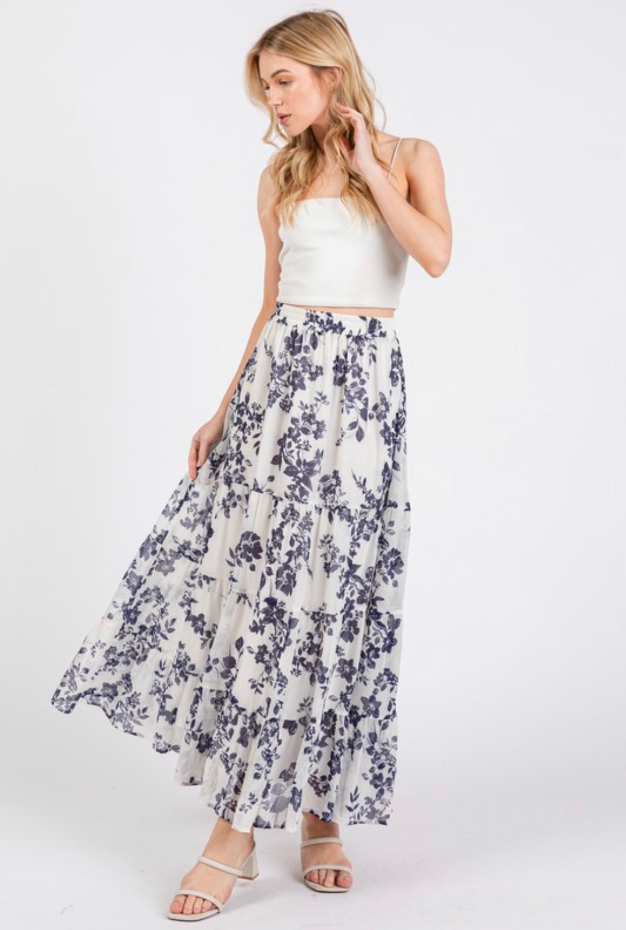 “Floral Whispers” skirt