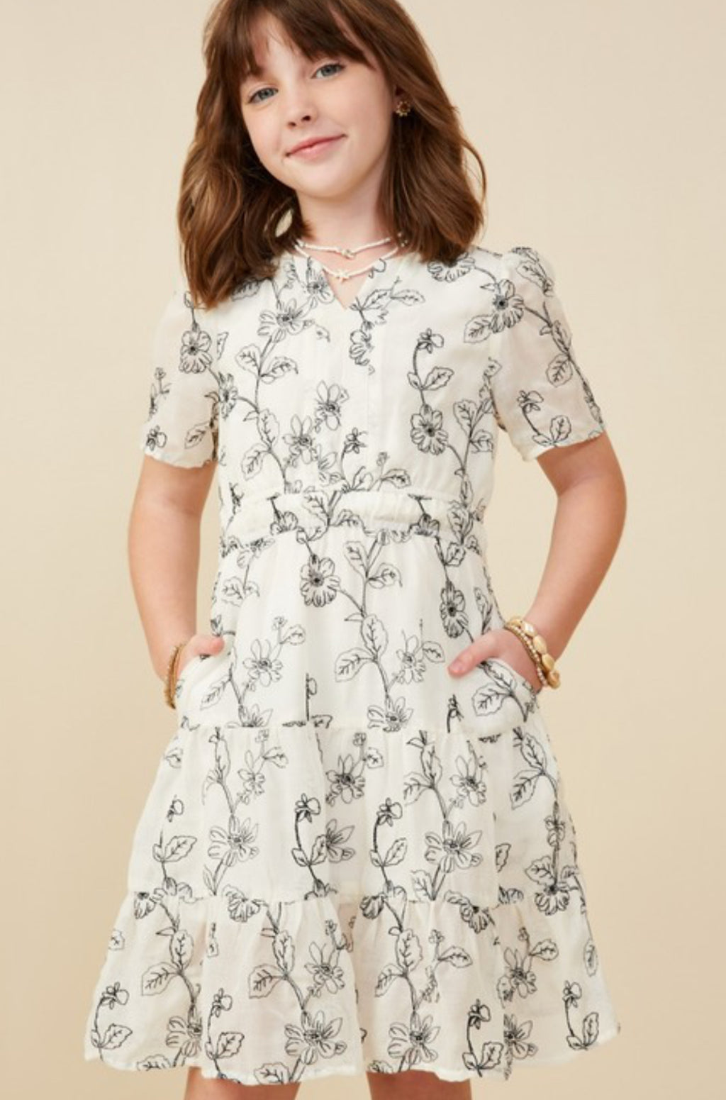 "Daisy Doodle" little girl dress
