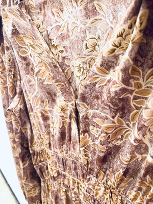 "Maplewood Romance" (mocha) dress