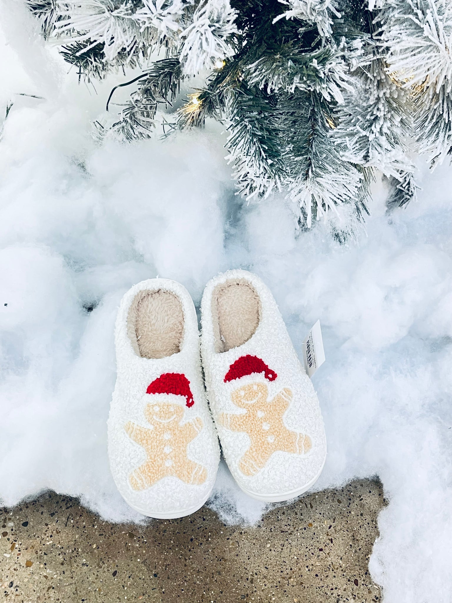 "Holiday Run" slippers