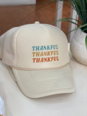 "Thankful" trucker hat