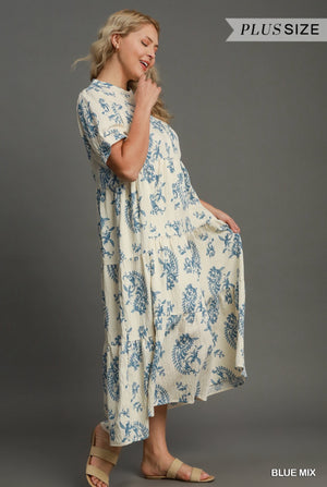 "Caribbean Voyage" reg & plus dress