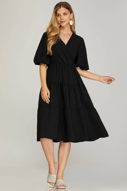 "Keep It Authentic"(black ) dress