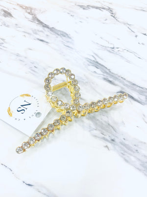 "Sparkle with Delight" (scalloped) Claw Clips