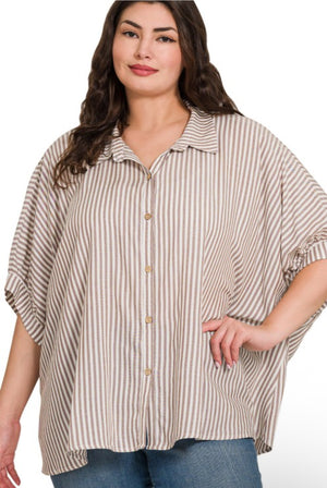 "By The Beach" (mocha) plus top