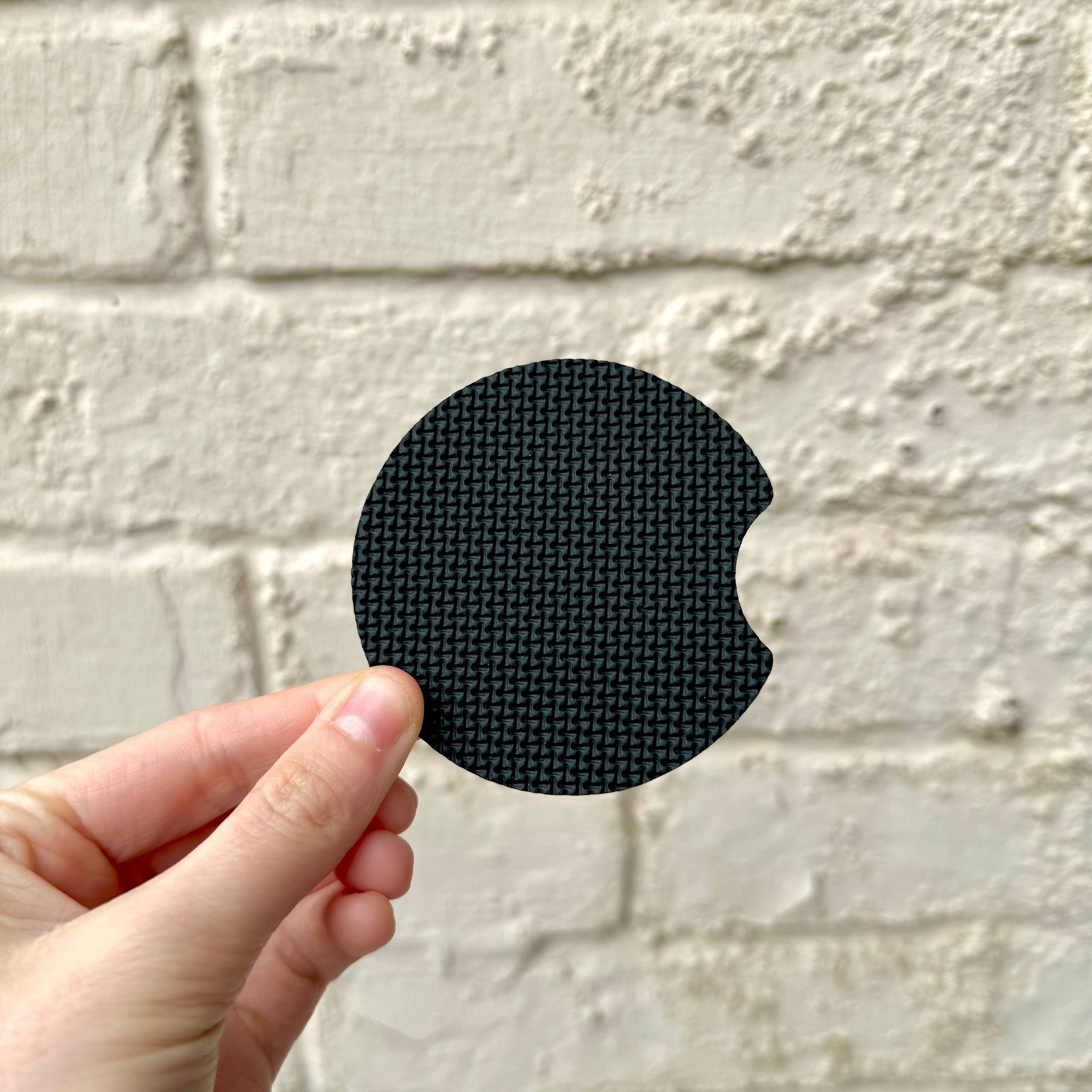 Hot Girls Hit Curbs Pink Leopard Neoprene Car Coasters