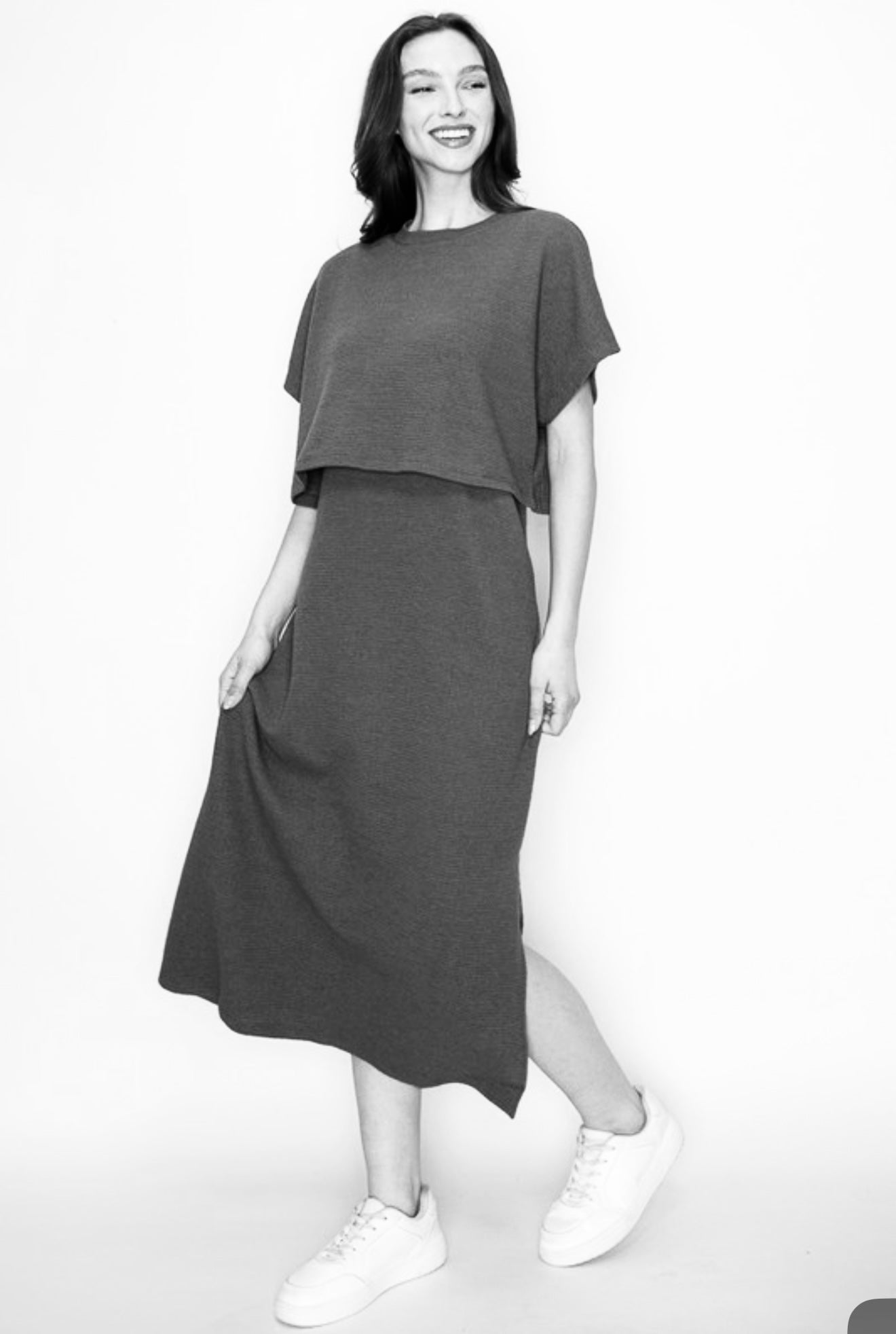 “Errand Edit” (black) dress