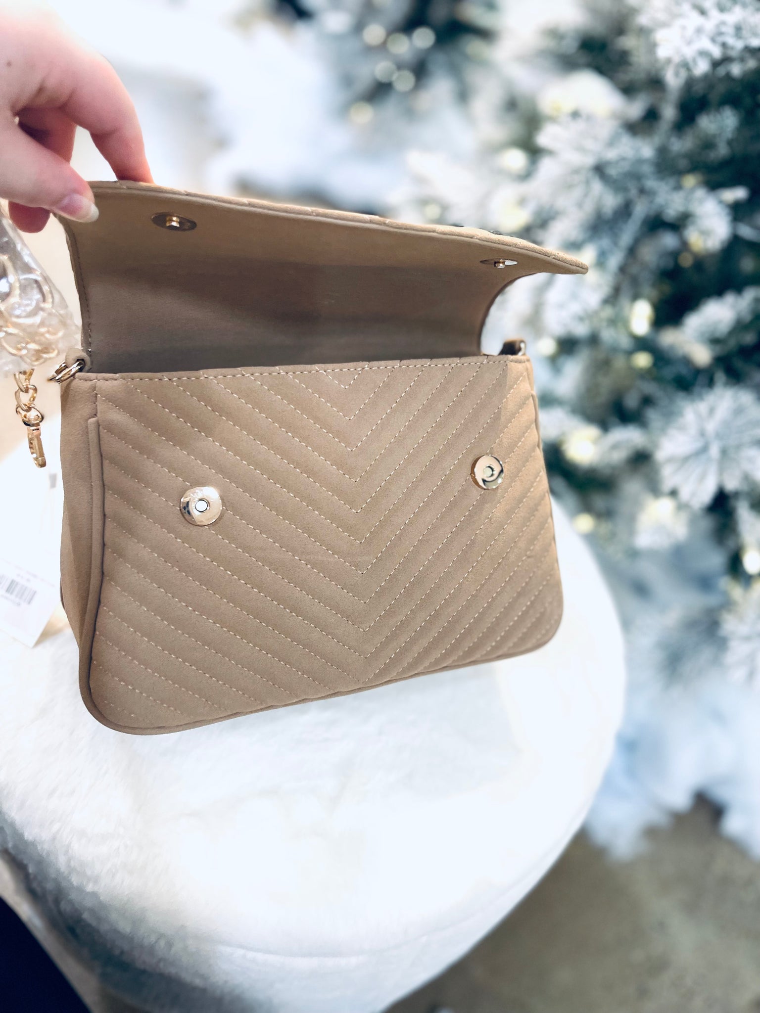 "Sinclair" (latte) Caroline Hill Purse