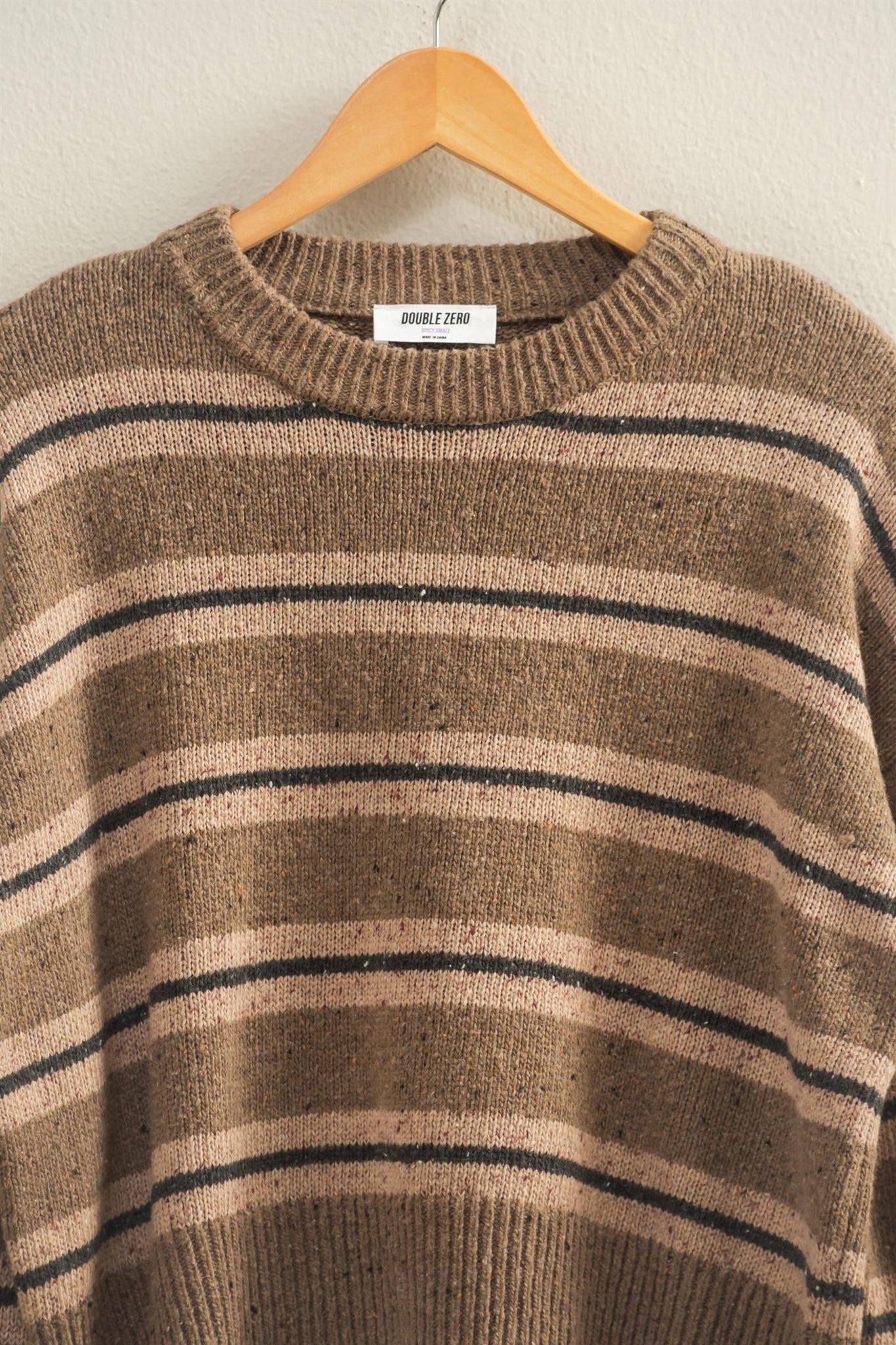 "Rustic Stripes" sweater