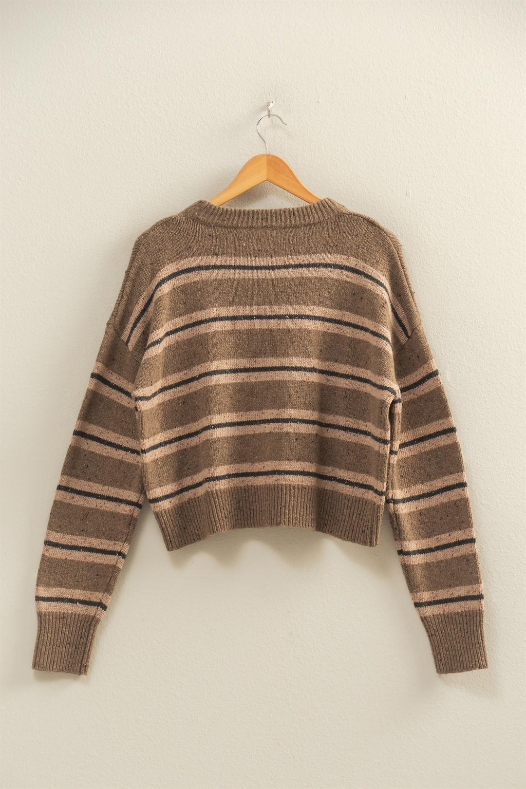 "Rustic Stripes" sweater