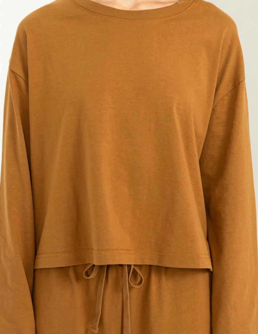 "Essence of Comfort" (brown) top