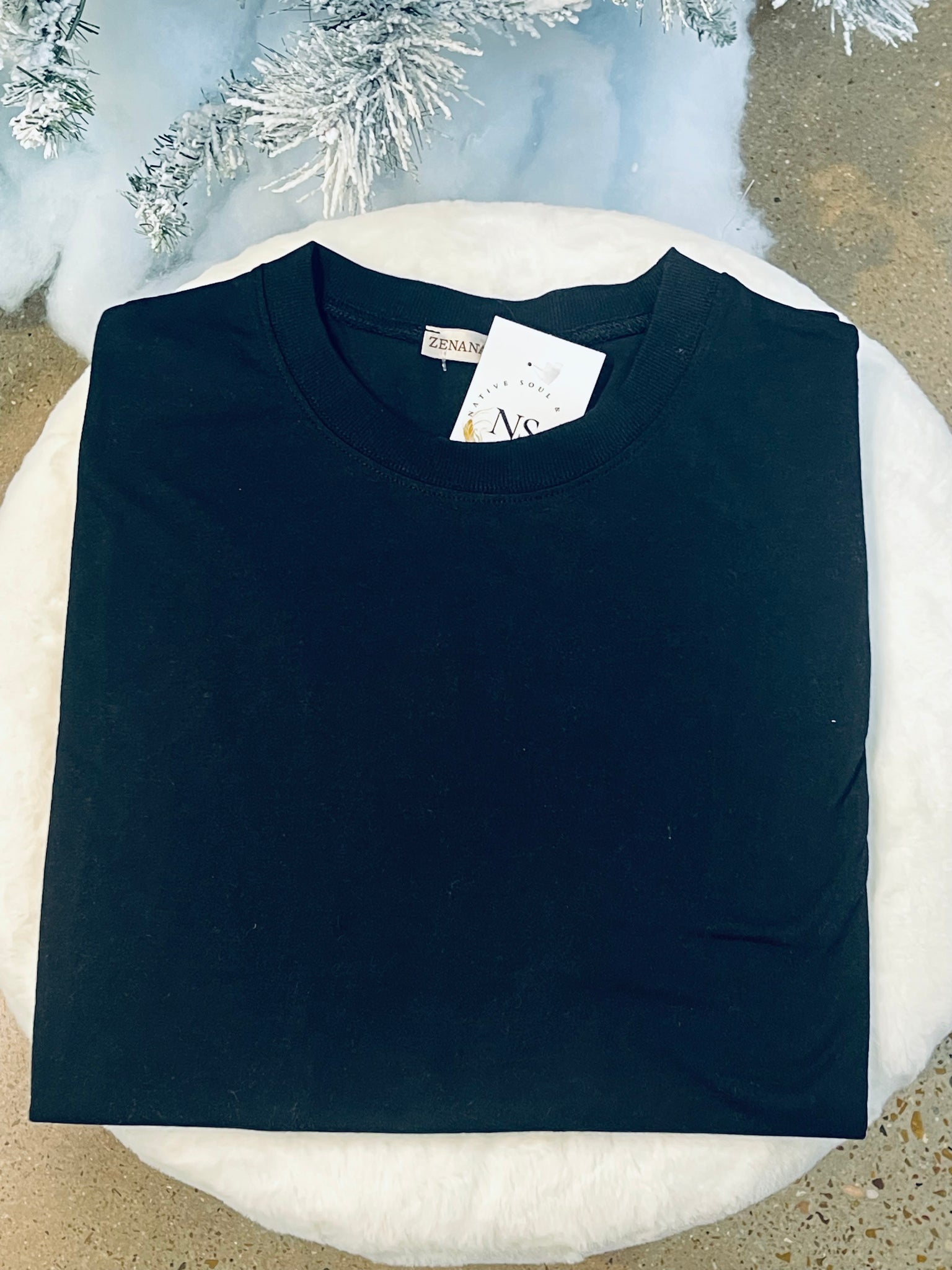 "Basic Tee" (black) t-shirt