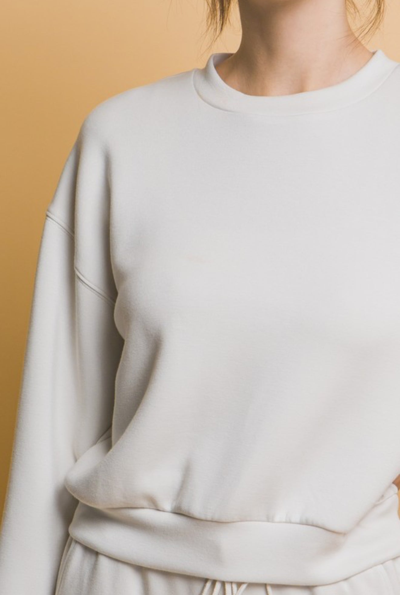 "From My View" (chalk) sweater