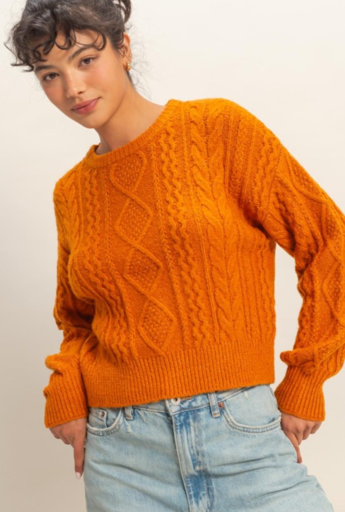 "One Pumpkin Latte" (caramel) sweater