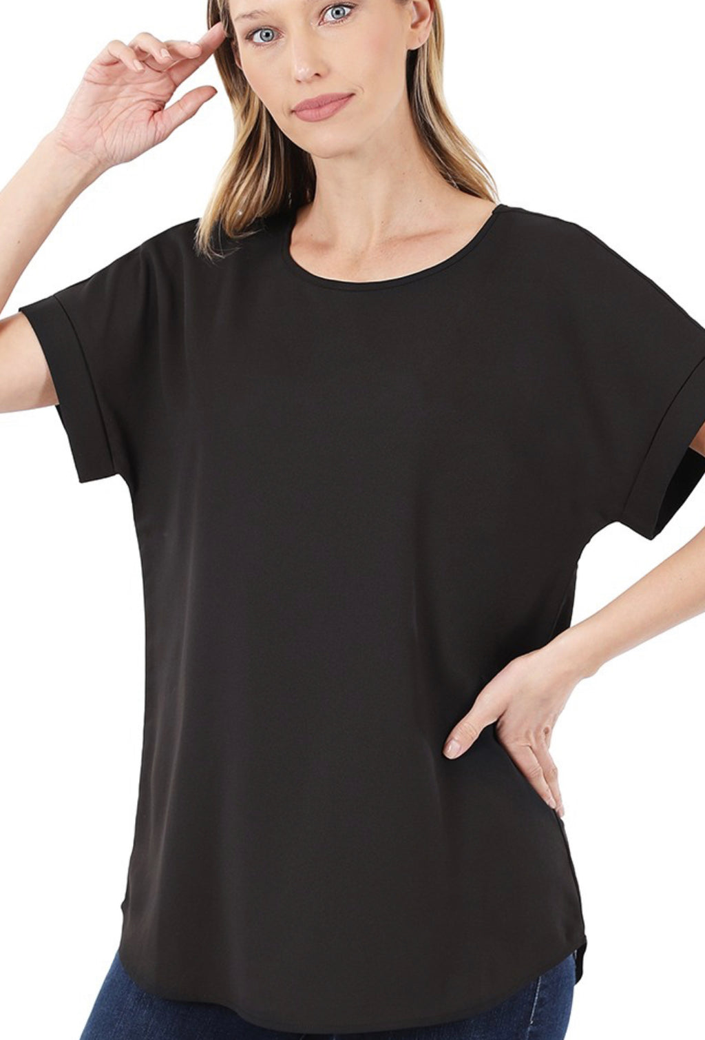 "Beautiful In Basic" (Black) Top