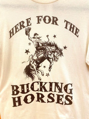 "Here for the Horses" t-shirt