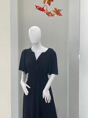 "Evening Ember" (black) dress