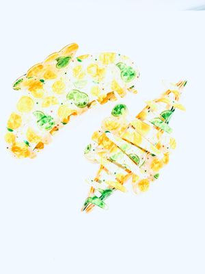 "Lemons and Limes" claw clip