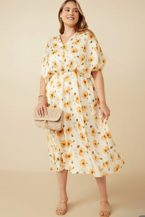 "When Fall Breezes Blow" plus dress