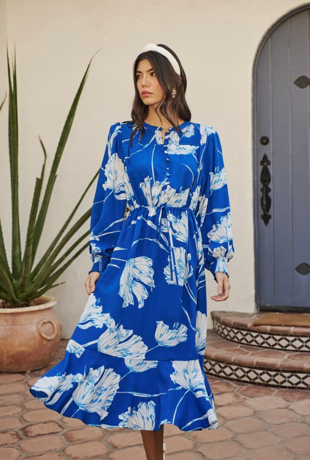 “Floral Elegance” dress