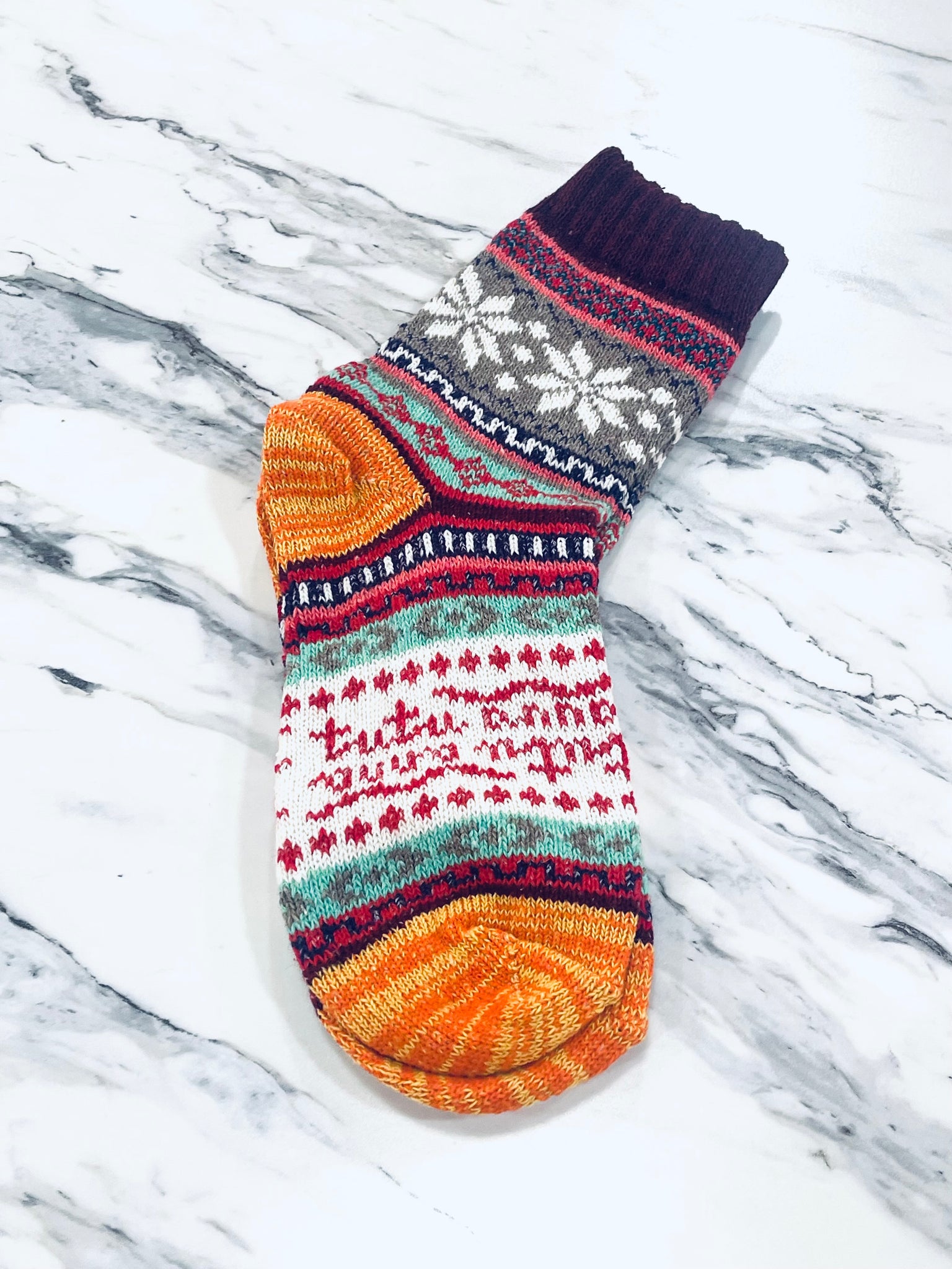 "Winter Warmth" unisex socks