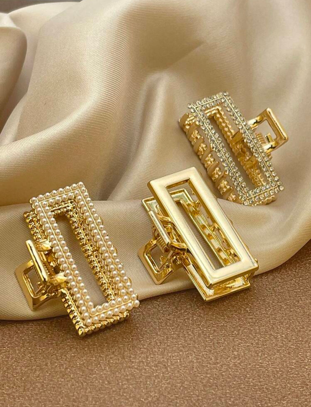 "Touch of Glam" mini claw clips