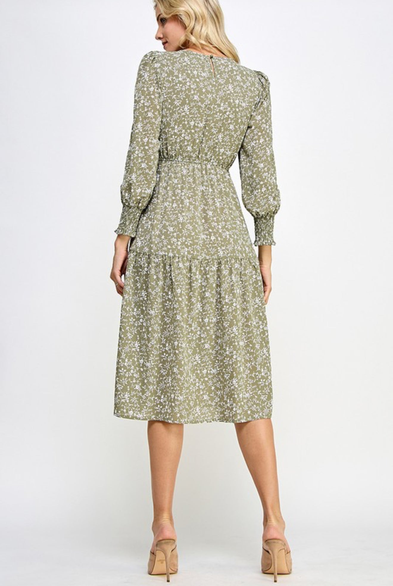 "Sage and Petals" dress