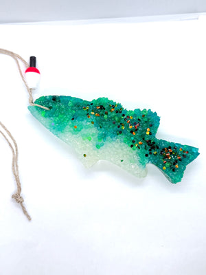 "Fish & Bobber" car freshie