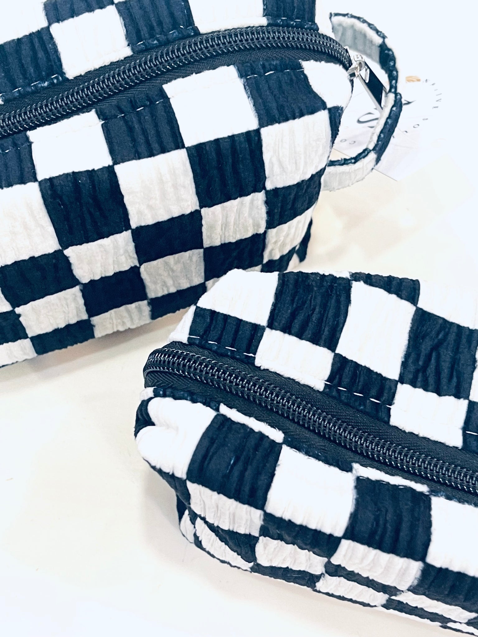 "Check On It" (Black) Accessory Bag