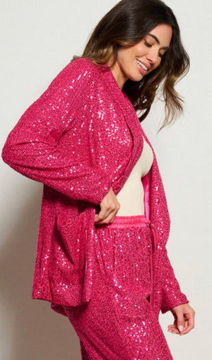 "Shimmer in the New Year" Sequin Blazer